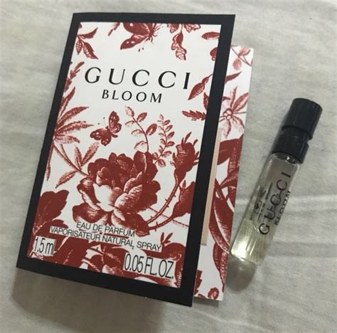 free gucci bloom sample.